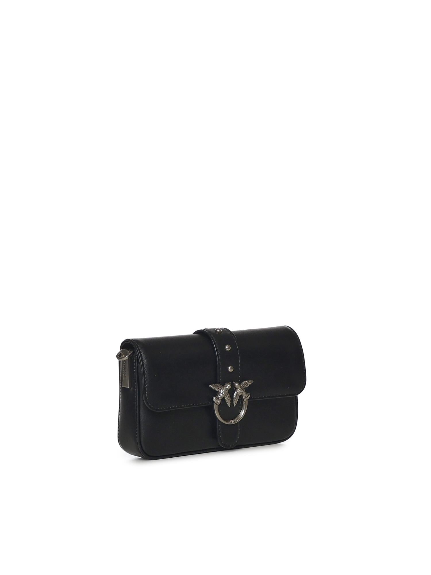 Borsa a spalla Baby Love Bag One Slouchy in pelle 105353 A0QOZ99O PINKO 