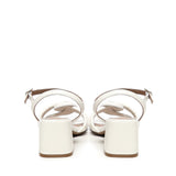 Sandalo con nodo intrecciato A55212 CREAM CARMENS 