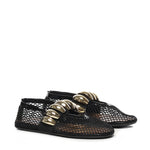 Ballerine Flat gioiello in rete<BR/> AA3A067TK062 999 ALAIA 