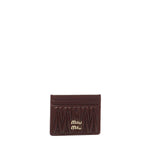 Portacarte in nappa matelassé 5MC076 AFPPF0007 MIU MIU 