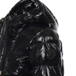 Piumino in crystal nylon con cappuccio 101597 A2P7Z99 PINKO 