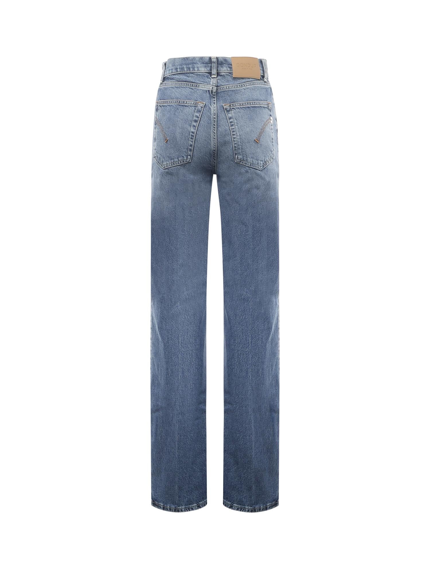 Jeans Amber in denim<BR/> DP619 DSE370DLI7800 DONDUP 