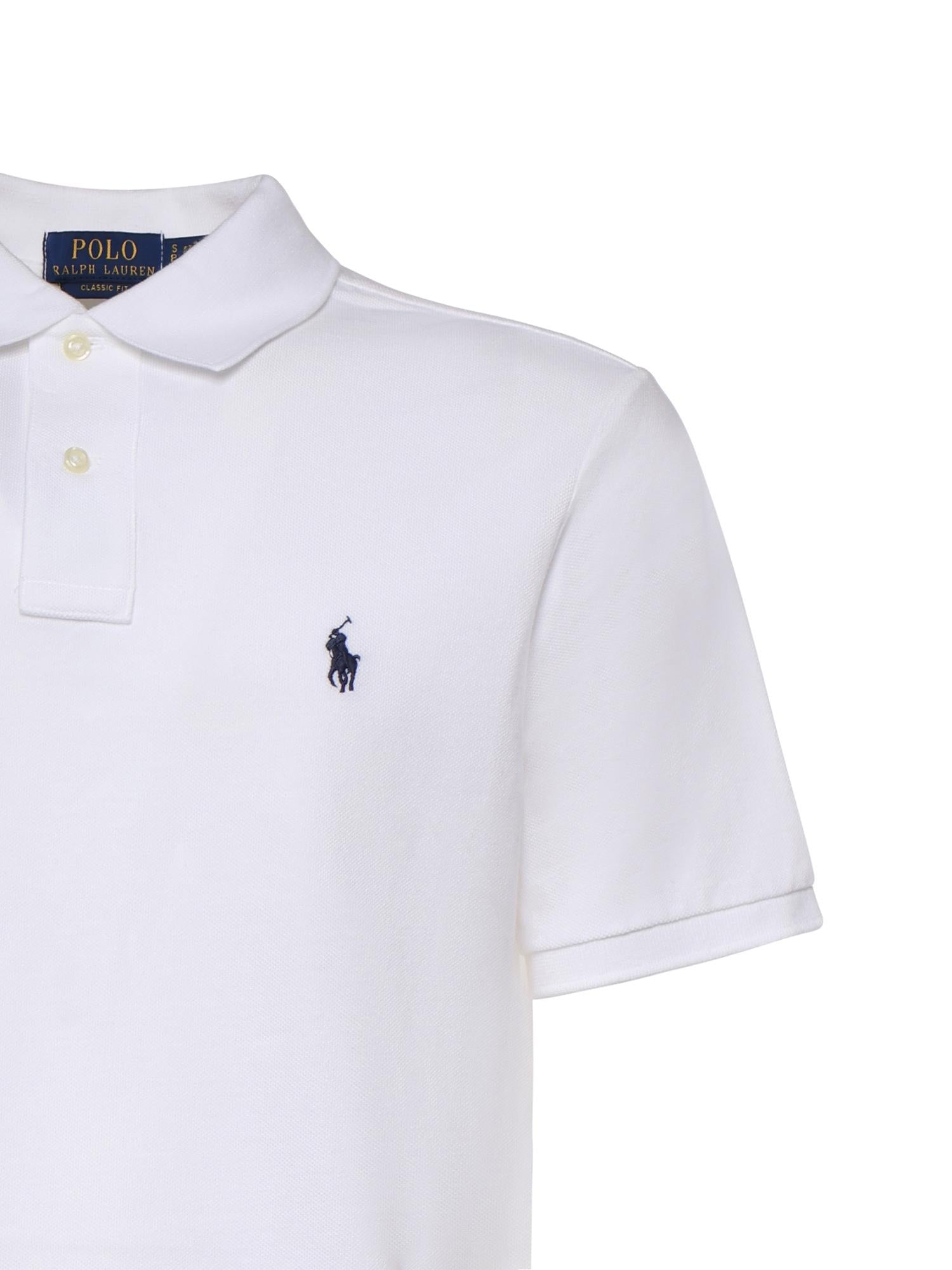 Polo in cotone con logo 710666997 001 POLO RALPH LAUREN 