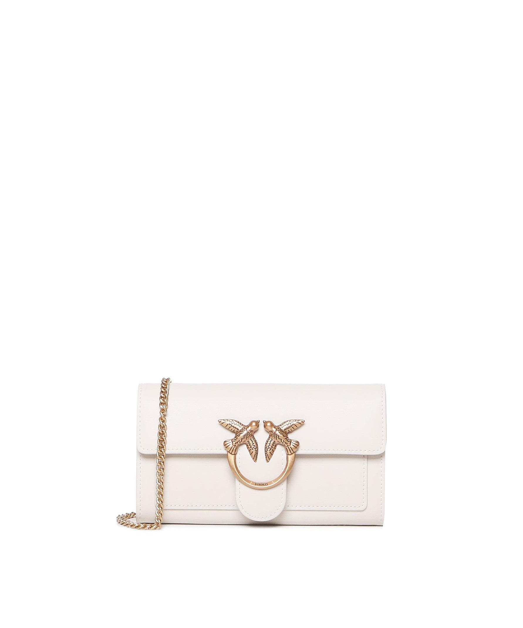Portafoglio Love Bag Simply in pelle 100062 A0F1Z14Q PINKO 