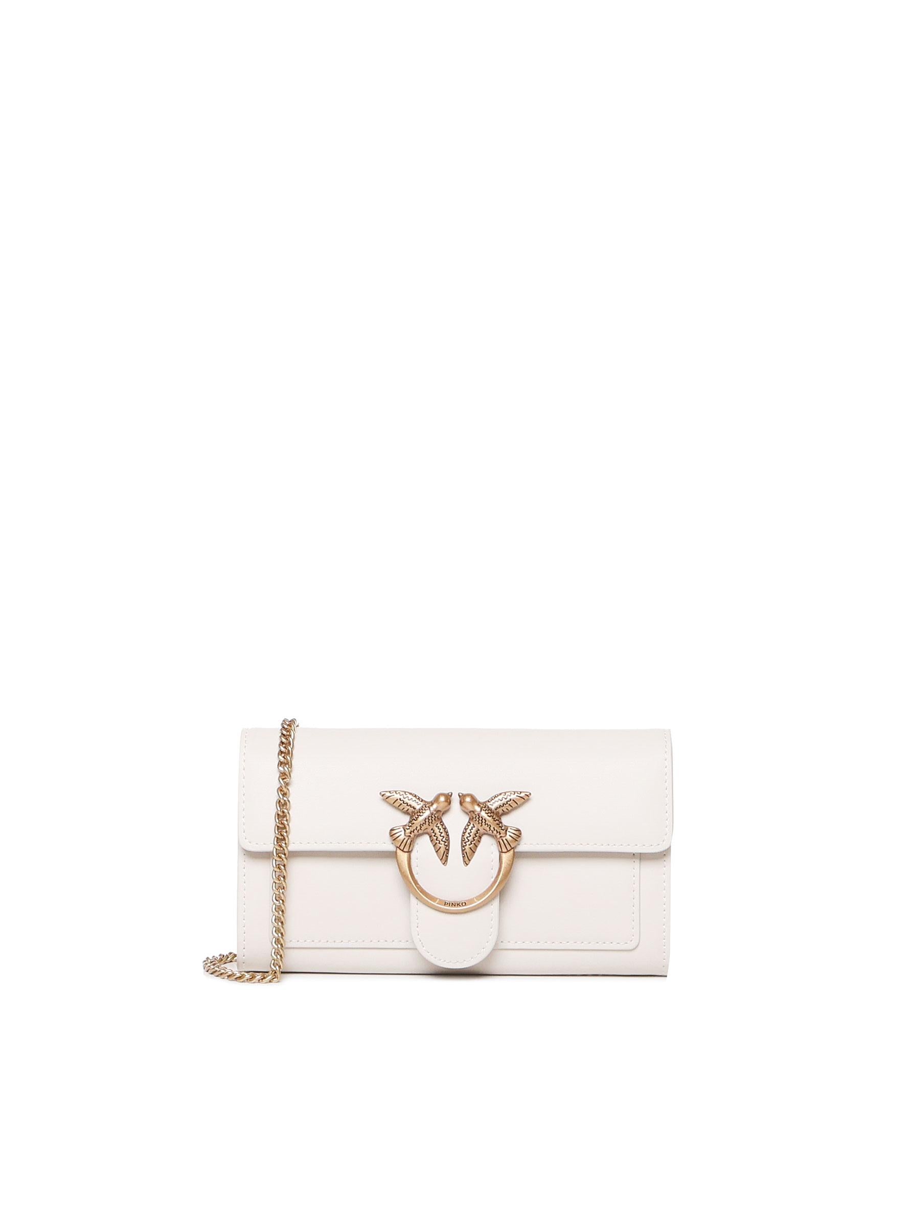 Portafoglio Love Bag Simply in pelle 100062 A0F1Z14Q PINKO 