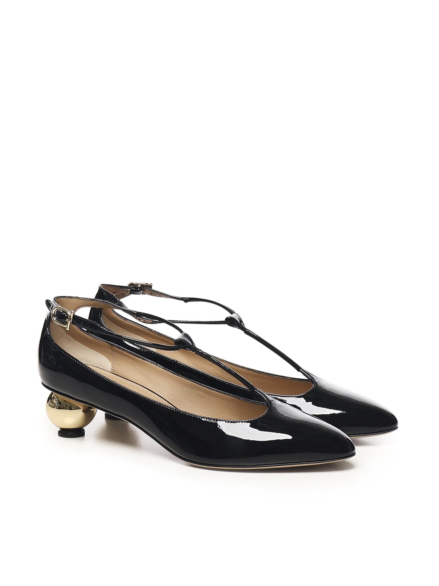 T-strap con tacco a sfera 01K259 784875001 FERRAGAMO 