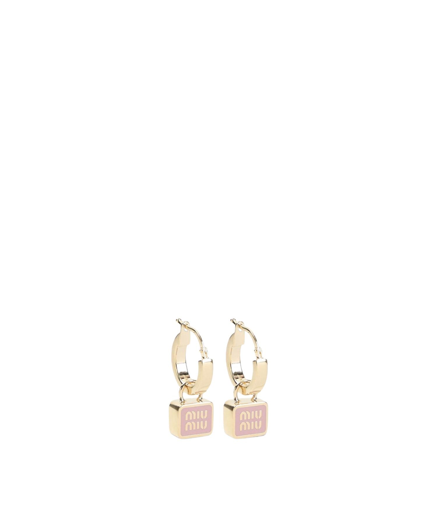 Orecchini in metallo smaltato 5IO377 2F6TF0615 MIU MIU 