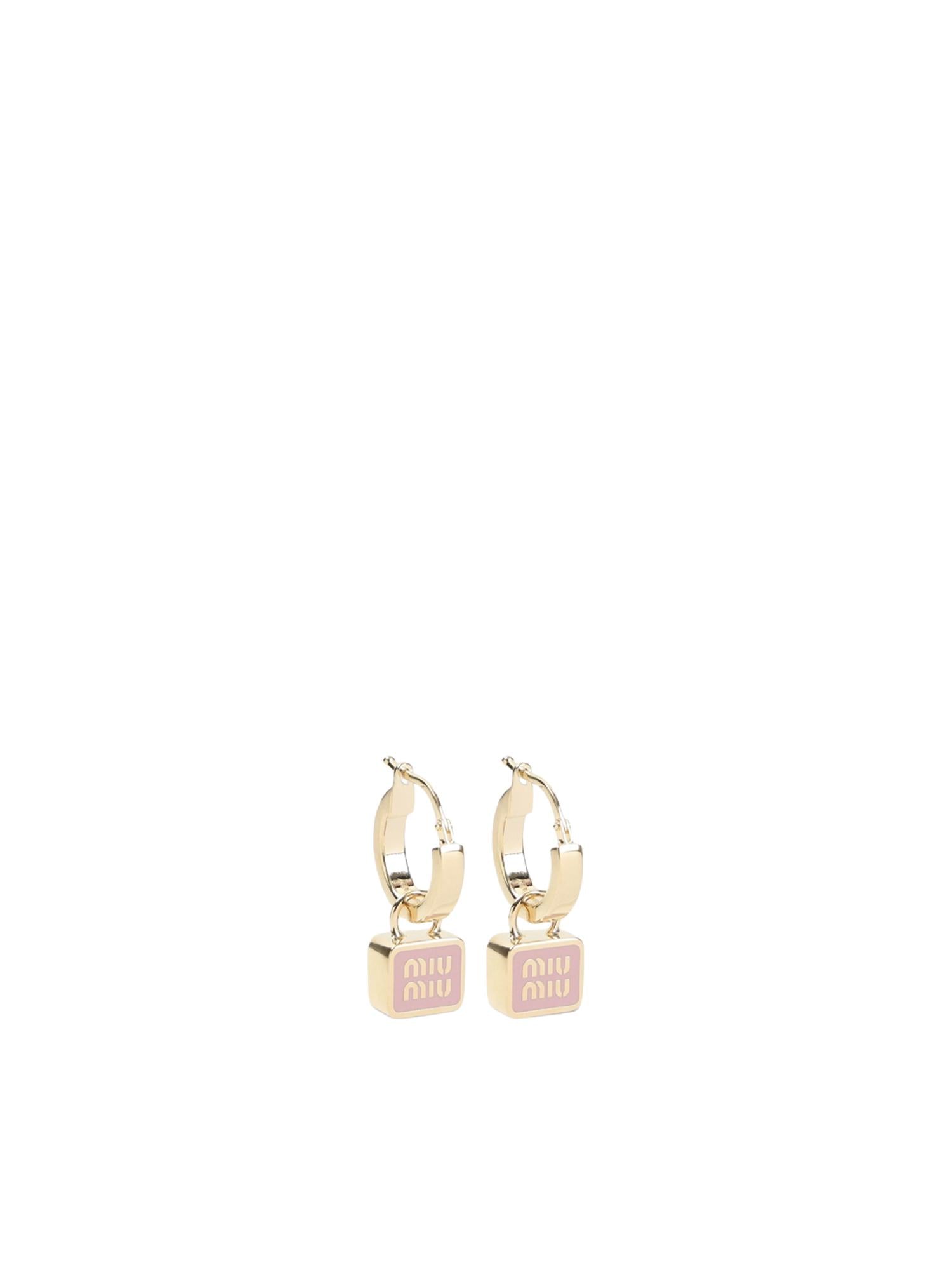 Orecchini in metallo smaltato 5IO377 2F6TF0615 MIU MIU 