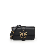 Borsa a spalla piccola Mini Love Bag Slouchy in pelle 105824 A0QOZ99Q PINKO 
