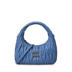 Borsa hobo Wander in nappa matelassé 5BC125 AN88F0V98 MIU MIU 
