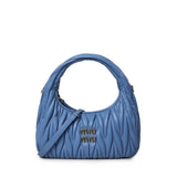 Borsa hobo Wander in nappa matelassé 5BC125 AN88F0V98 MIU MIU 