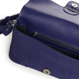 Borsa a spalla Mini Love Bag One Slouchy in suede con intarsi 106244 A0F6J05O PINKO 