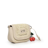 Borsa a tracolla con logo 73BS9M304 ALISYAOFF WHITE V° 73 