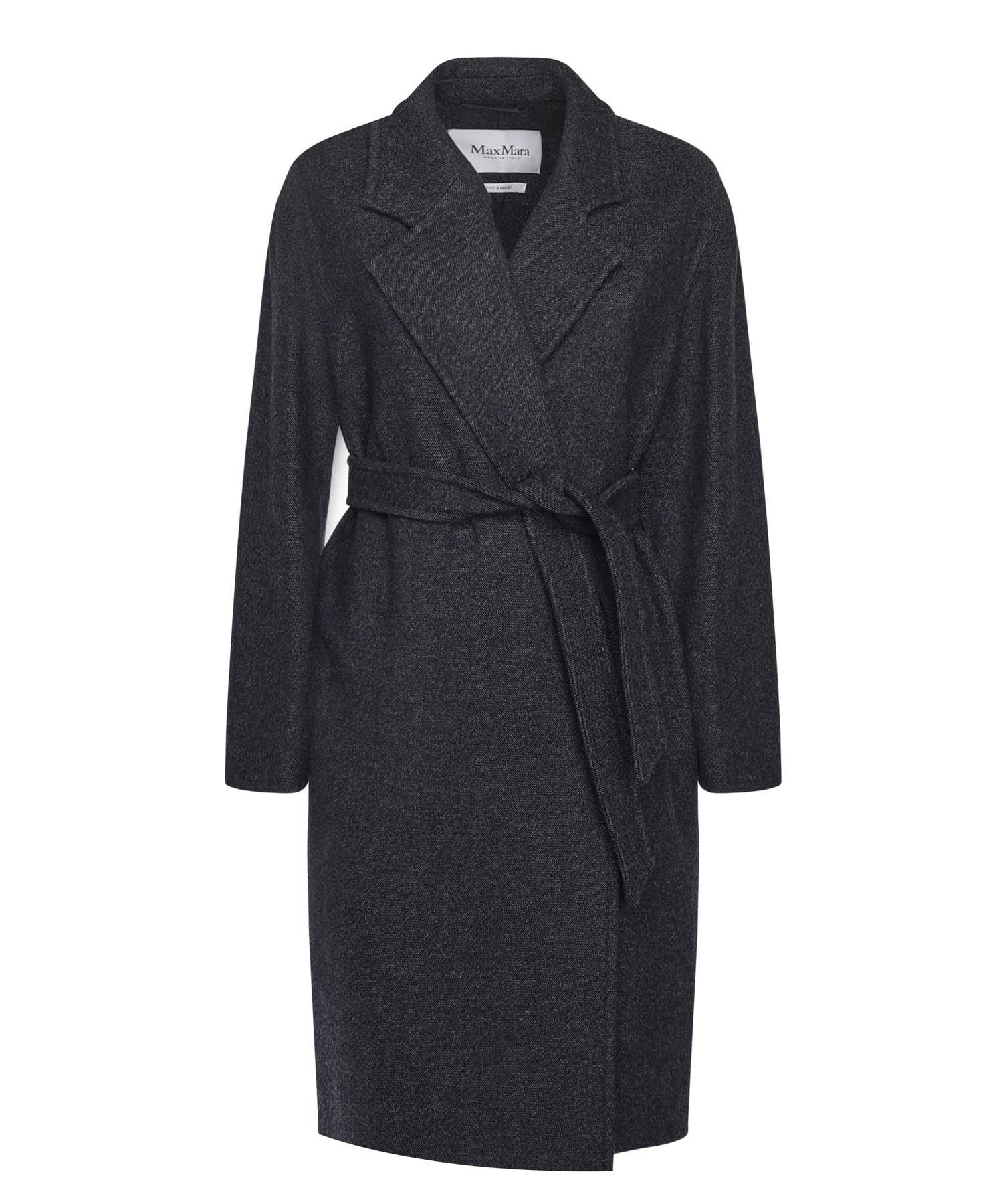 Cappotto in lana effetto denim 2521016122600 001 MAX MARA 