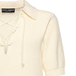 Polo Serafino con coulisse GXXBUZ JGMH0A3791 DOLCE & GABBANA 