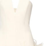 Abito Maya con piume ABITO MAYA IVORY - SAND THE ARCHIVIA 