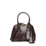 Borsa a mano piccola Escape Bag in pelle 105333 A2VWLA7Q PINKO 