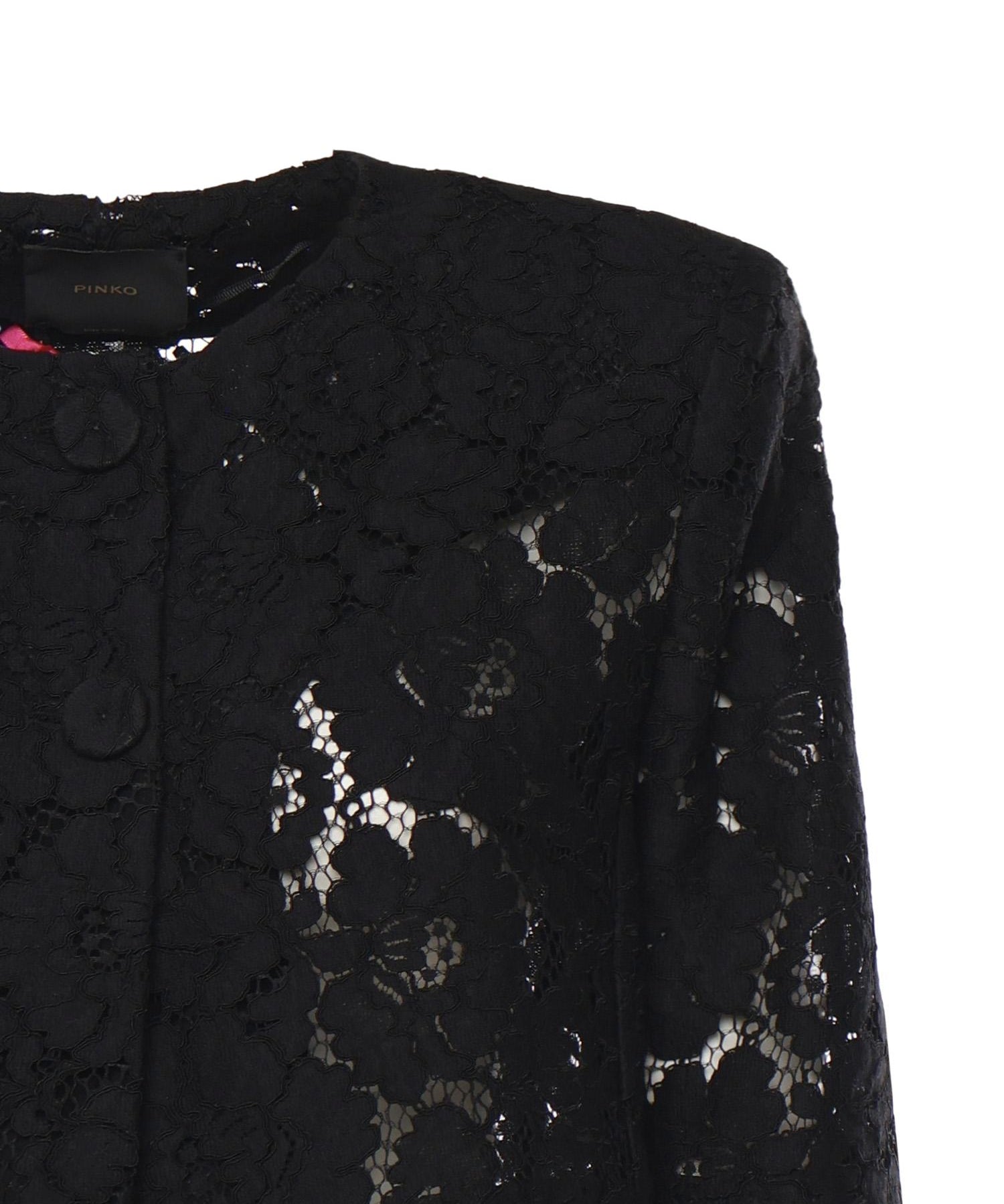 Giacca spencer in pizzo 106552 A330Z99 PINKO 