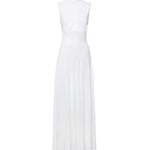 Abito con cut-out in maglia di seta<BR/> AA9R2800K061B 000 ALAIA 