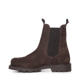 Stivaletti Chelsea in camoscio A56088 MORO CARMENS 