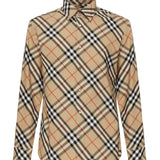 Camicia in cotone check 8106165 B9368 BURBERRY 