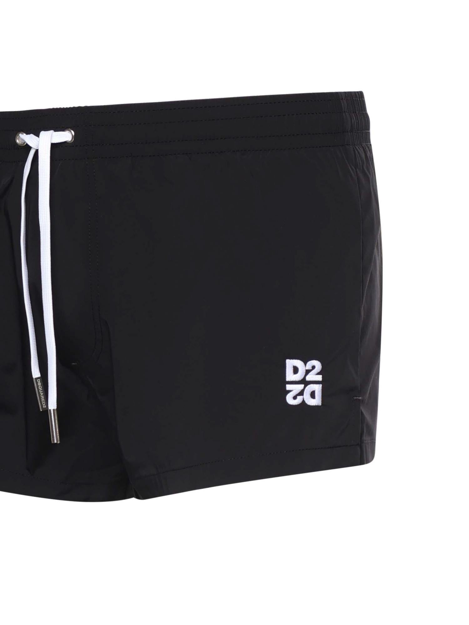 Boxer mare midi D2 Upside Down D7B806860 001 DSQUARED2 