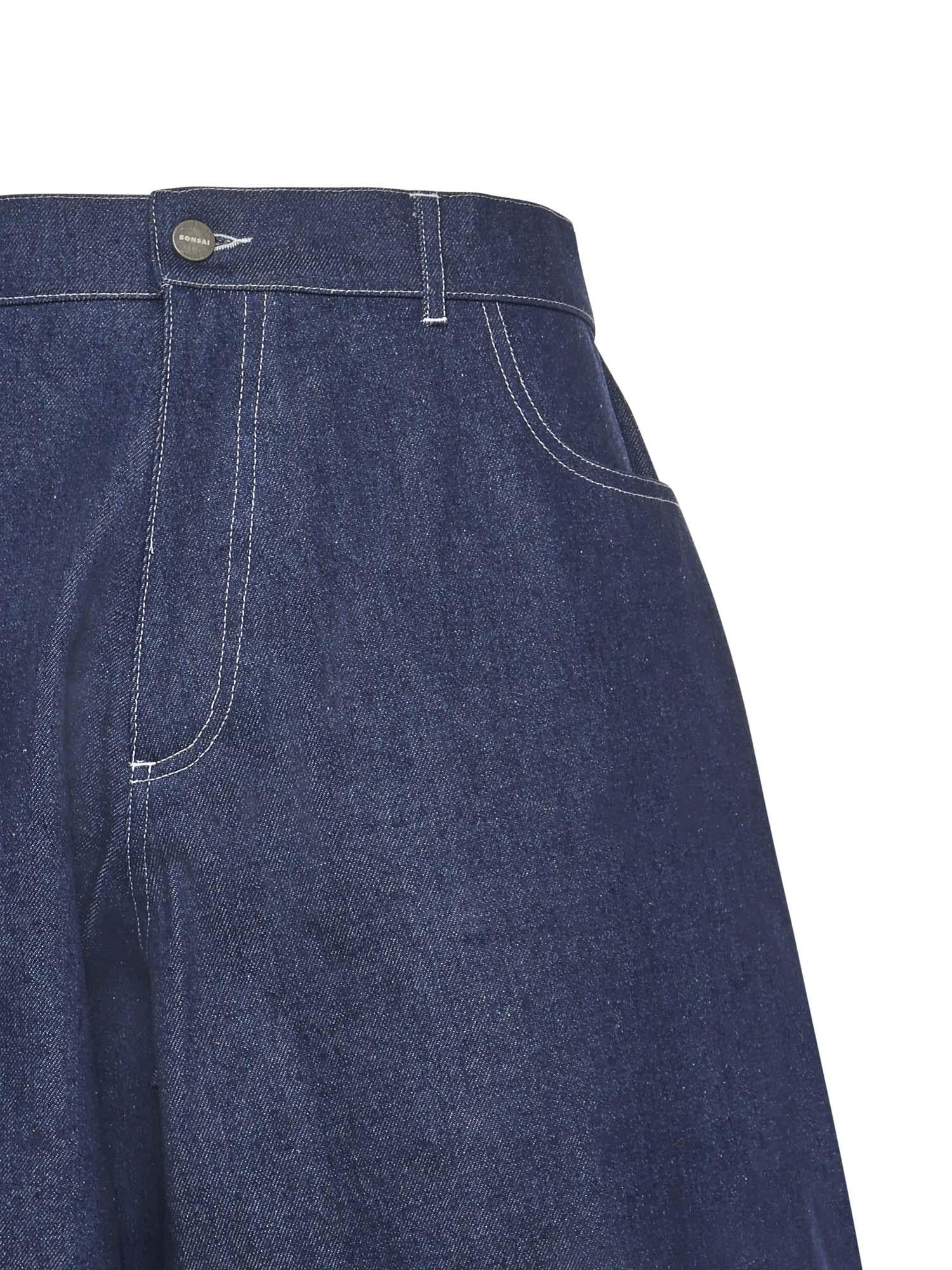 Jeans "Super loose" in denim PJ001003 BLU BONSAI 
