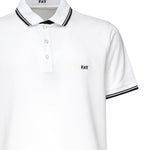 Polo in piqué con righe NPMB250140STDW B001 FAY 