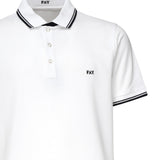 Polo in piqué con righe NPMB250140STDW B001 FAY 