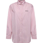Camicia in popeline a righe MK2007 180UF0028 MIU MIU 