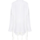 Camicia Lingerie in popeline di lyocell 831656 TRO379000 BALENCIAGA 