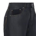 Jeans a gamba dritta in denim 831607 V5SN04245 BOTTEGA VENETA 