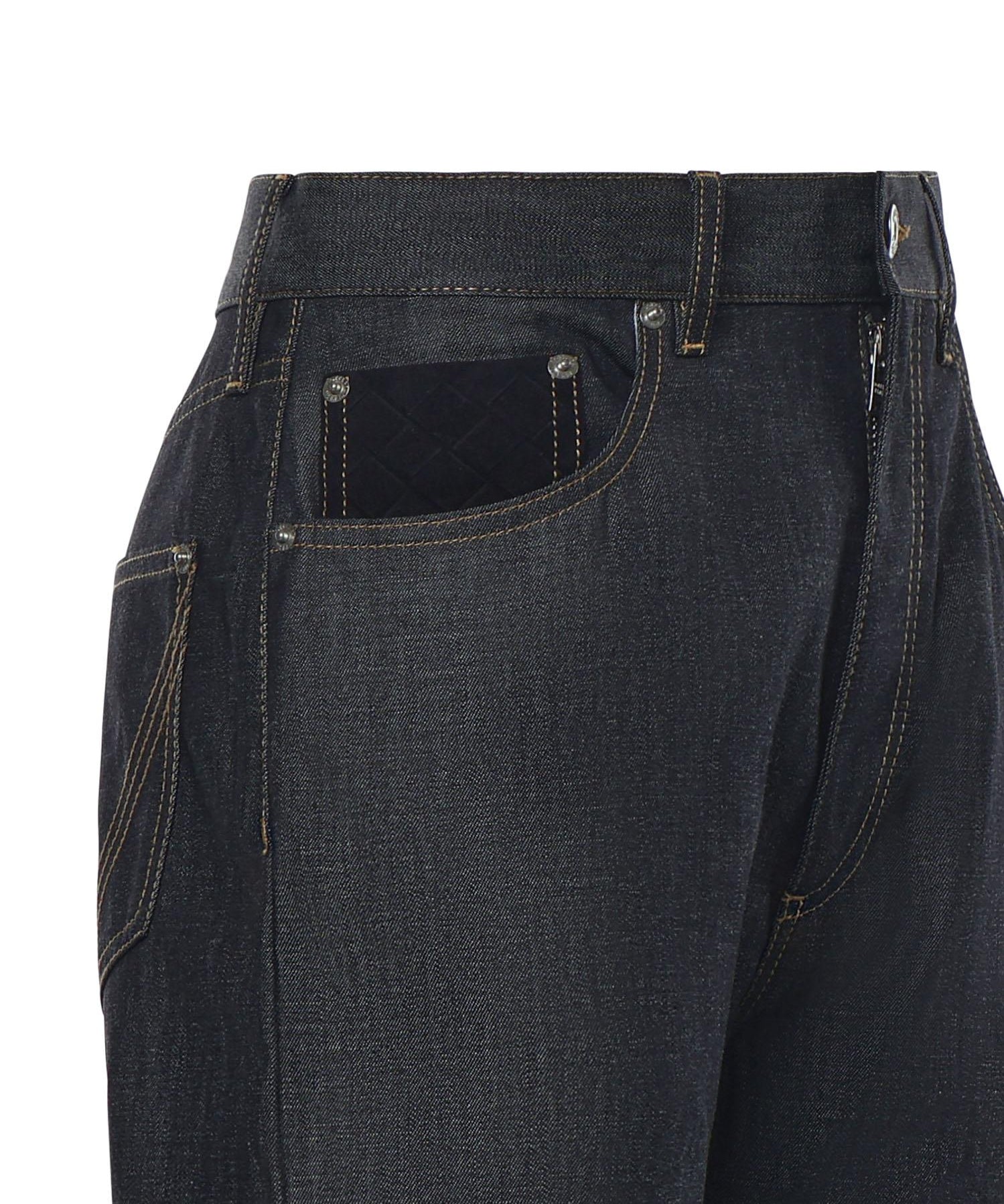 Jeans a gamba dritta in denim 831607 V5SN04245 BOTTEGA VENETA 
