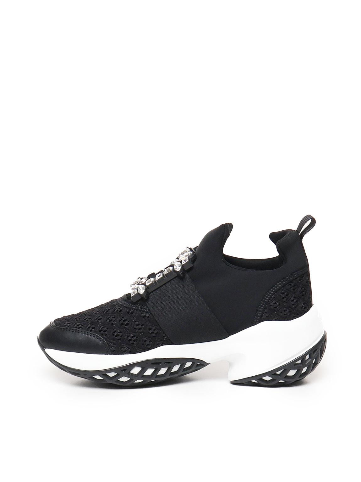 Viv' Run strass buckle sneakers RVW50624180KOT B999 ROGER VIVIER 