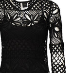 Abito lungo crochet traforato<BR/> 104731 A2FFZ99 PINKO 