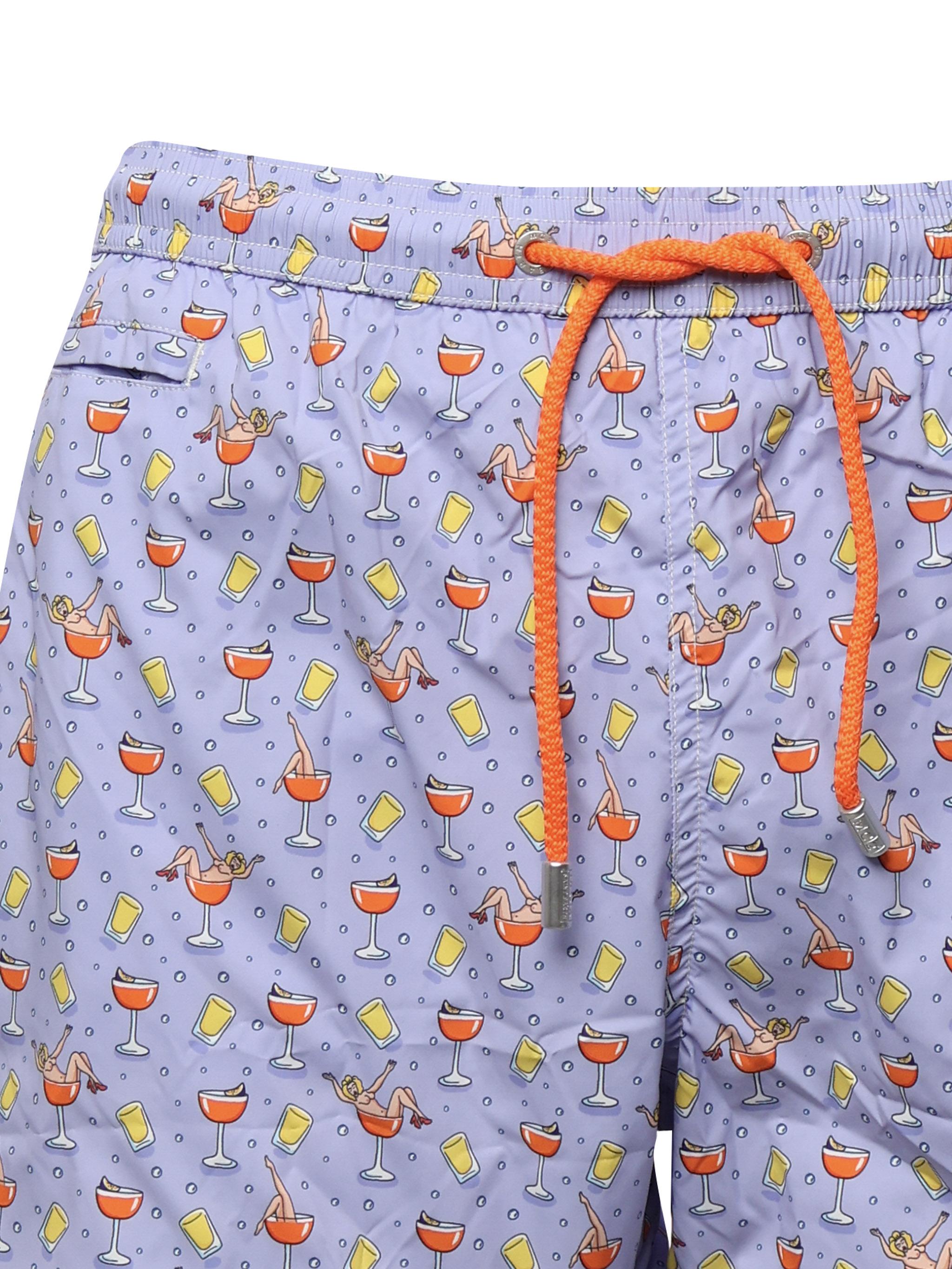 Costume con stampa cocktail COM0009 05066H MC2 SAINT BARTH 