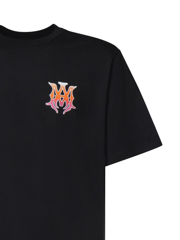 T-shirt con logo in cotone AMTOJR1170 001 AMIRI 
