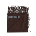 Sciarpa con frange e stampa aquila 625214 CC31800053 EMPORIO ARMANI 