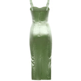 Abito in raso stretch F6DIHT FURADV0098 DOLCE & GABBANA 