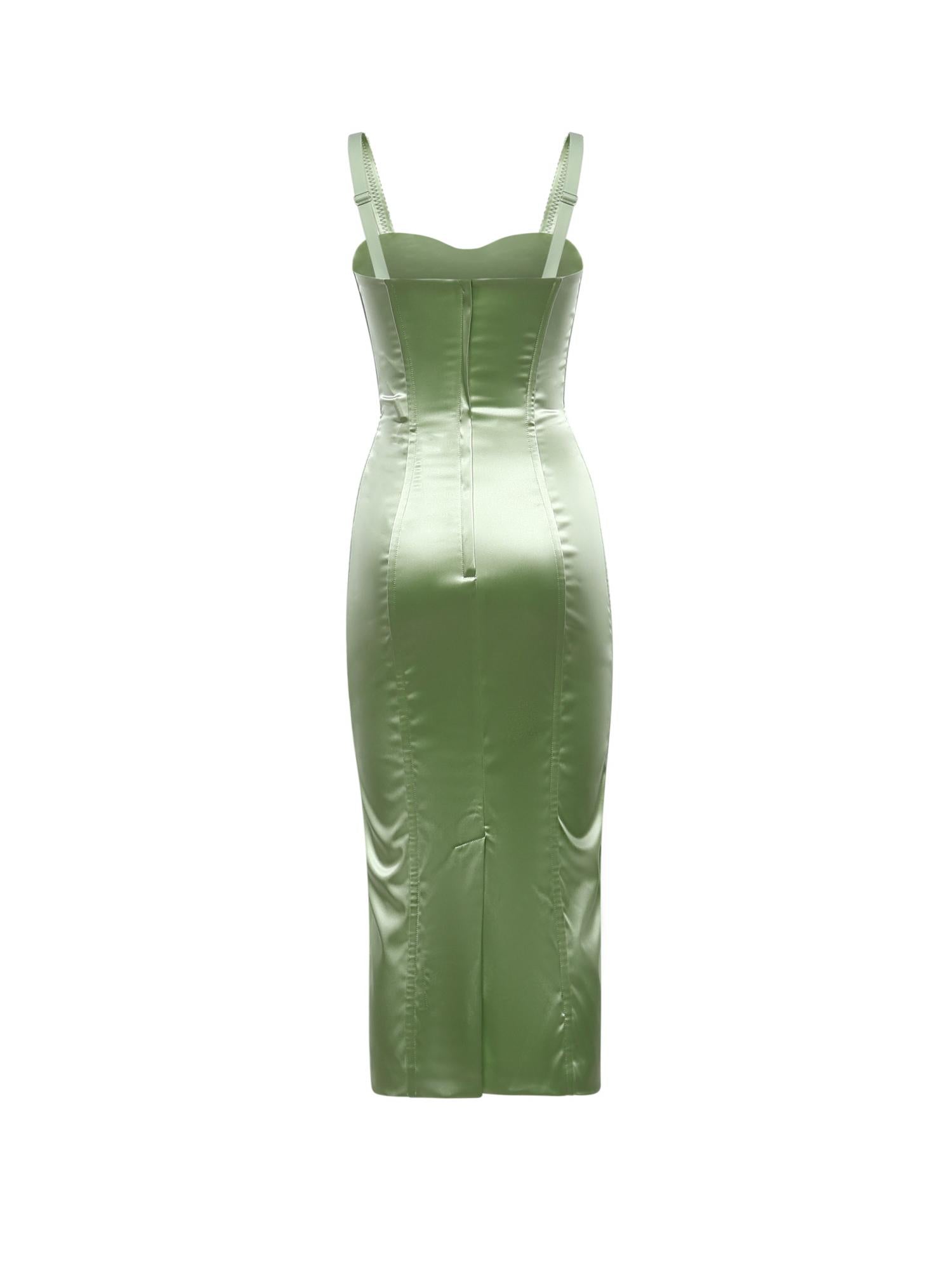 Abito in raso stretch F6DIHT FURADV0098 DOLCE & GABBANA 