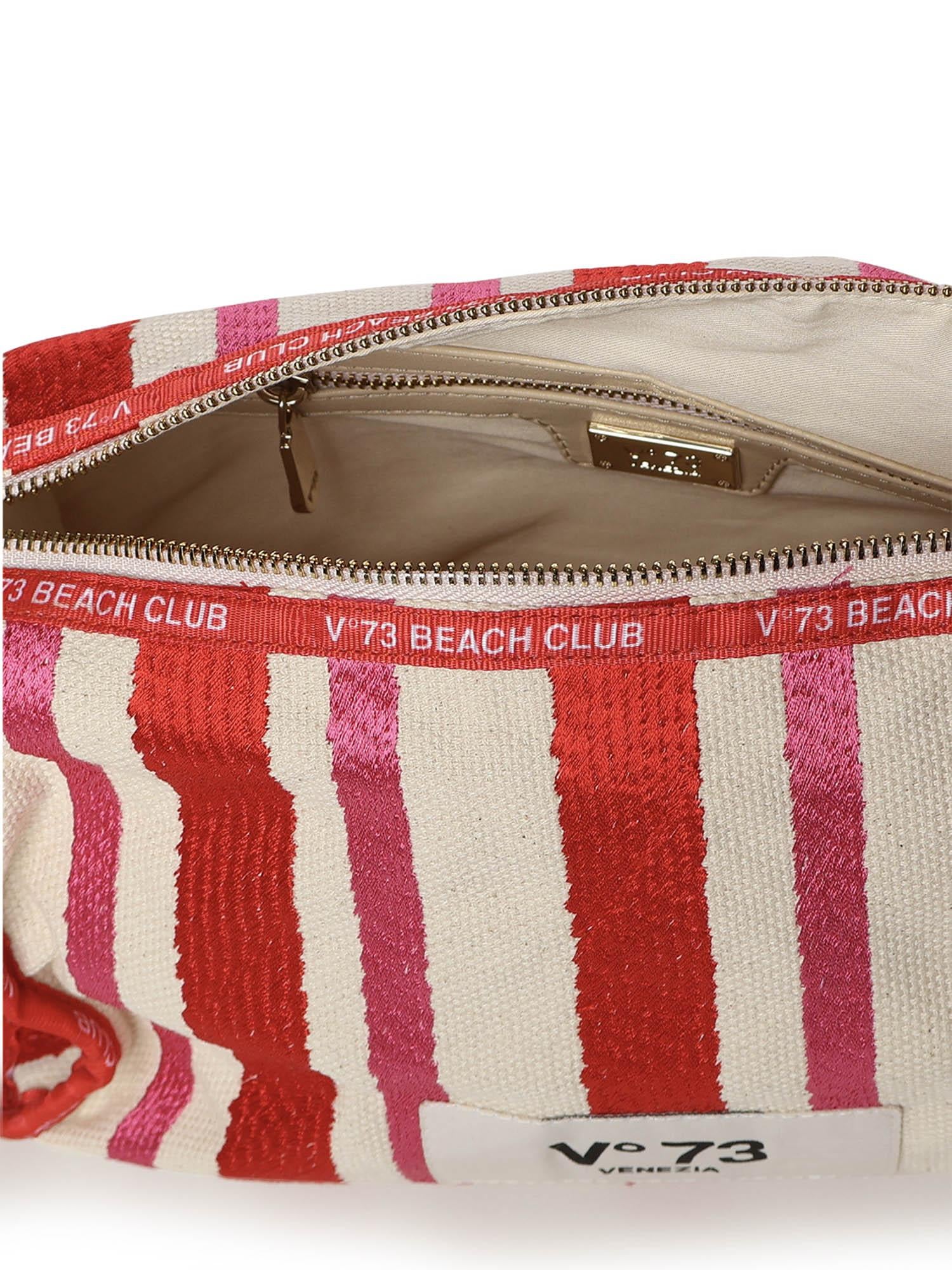 Clutch con logo 73BS9MV04R ILENEROSSO/MULTICOLOR V° 73 