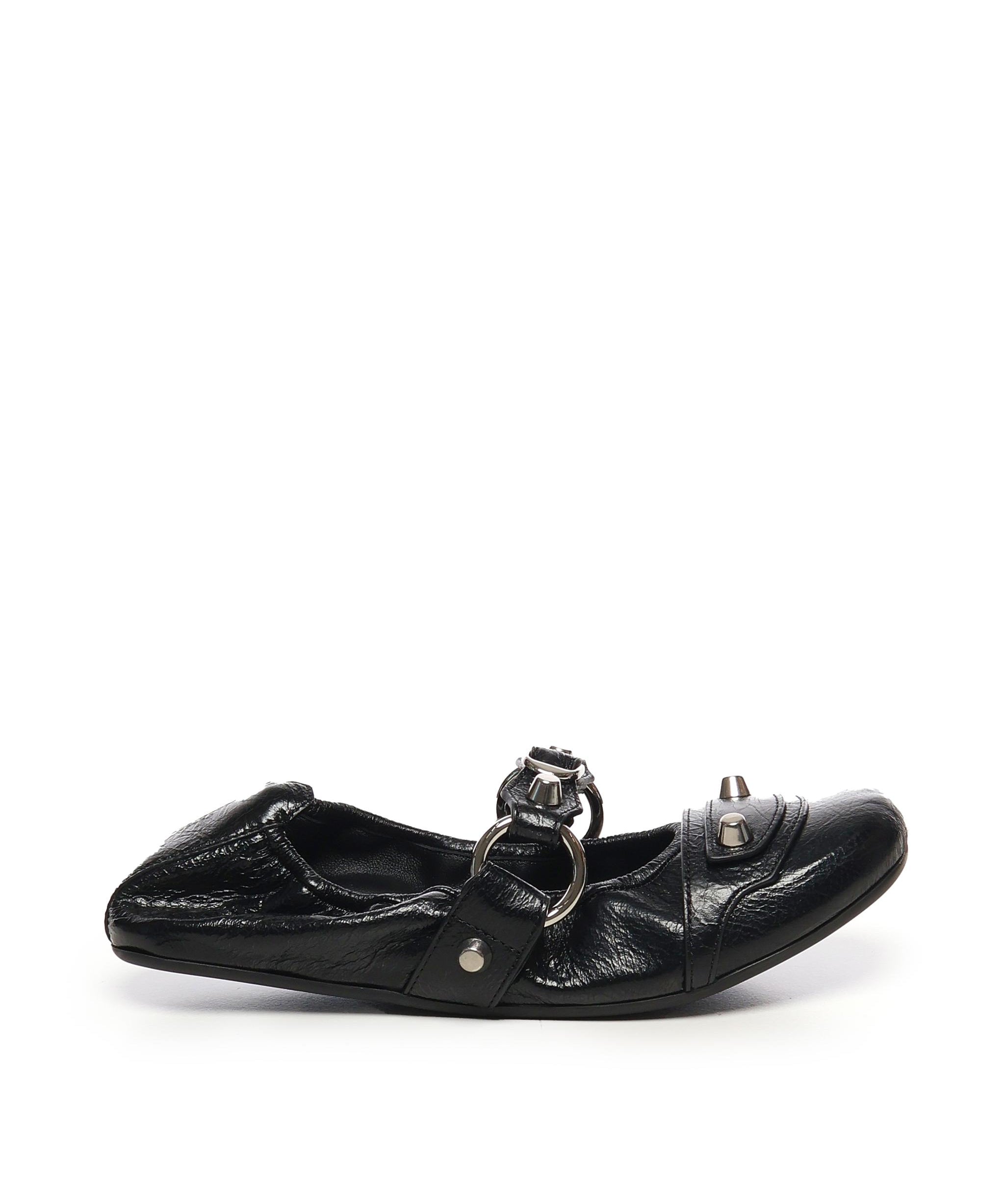 Ballerine City in pelle 828095 WAD4Y1080 BALENCIAGA 