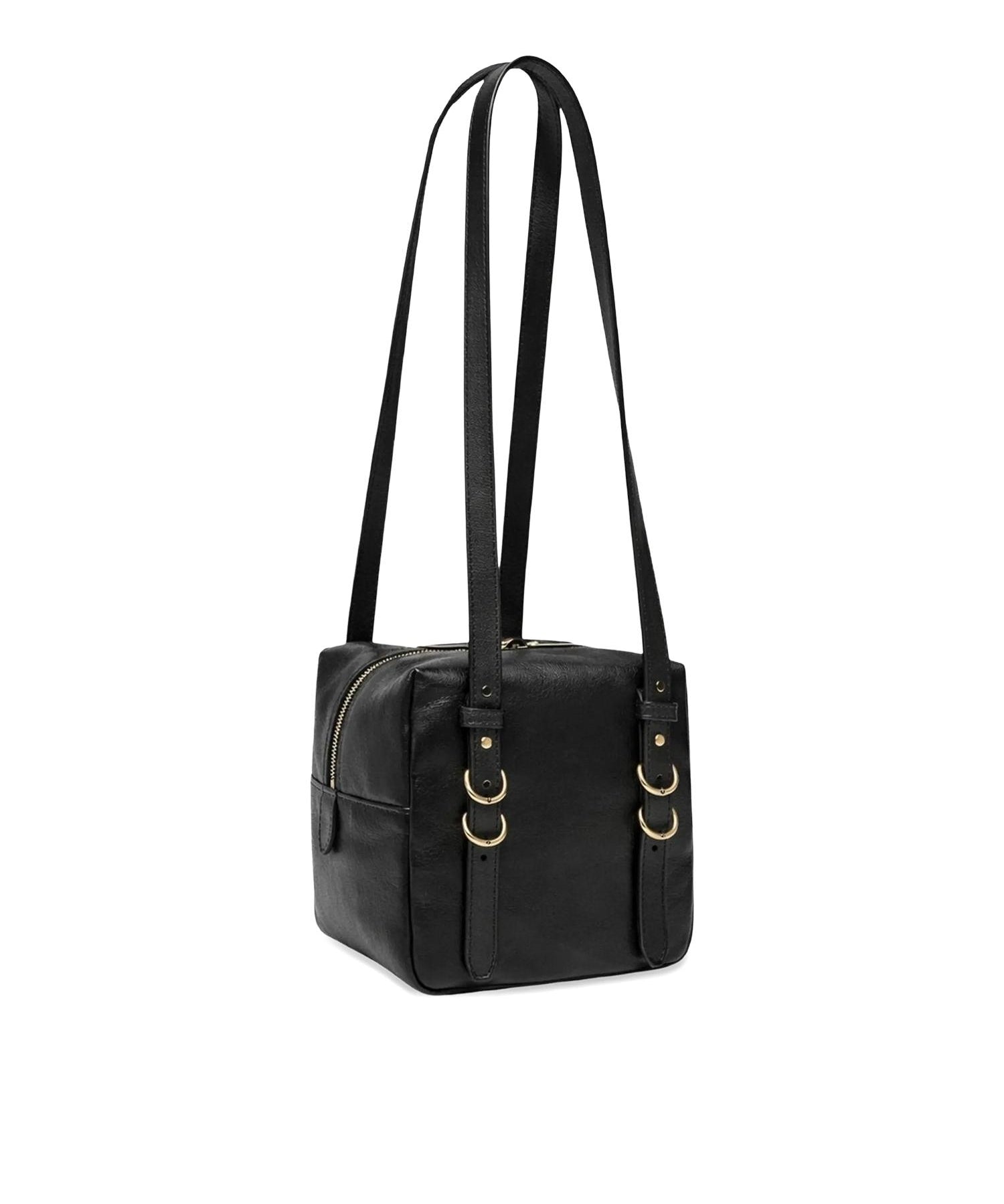 Borsa a tracolla Cubic Bag in pelle shiny 106465 A315Z99Q PINKO 