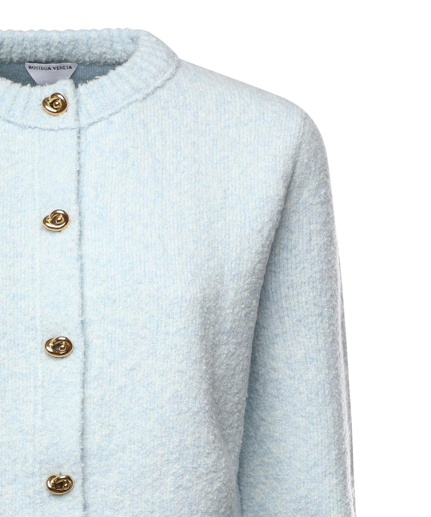 Cardigan in lana bouclé 812469 V4WQ04033 BOTTEGA VENETA 