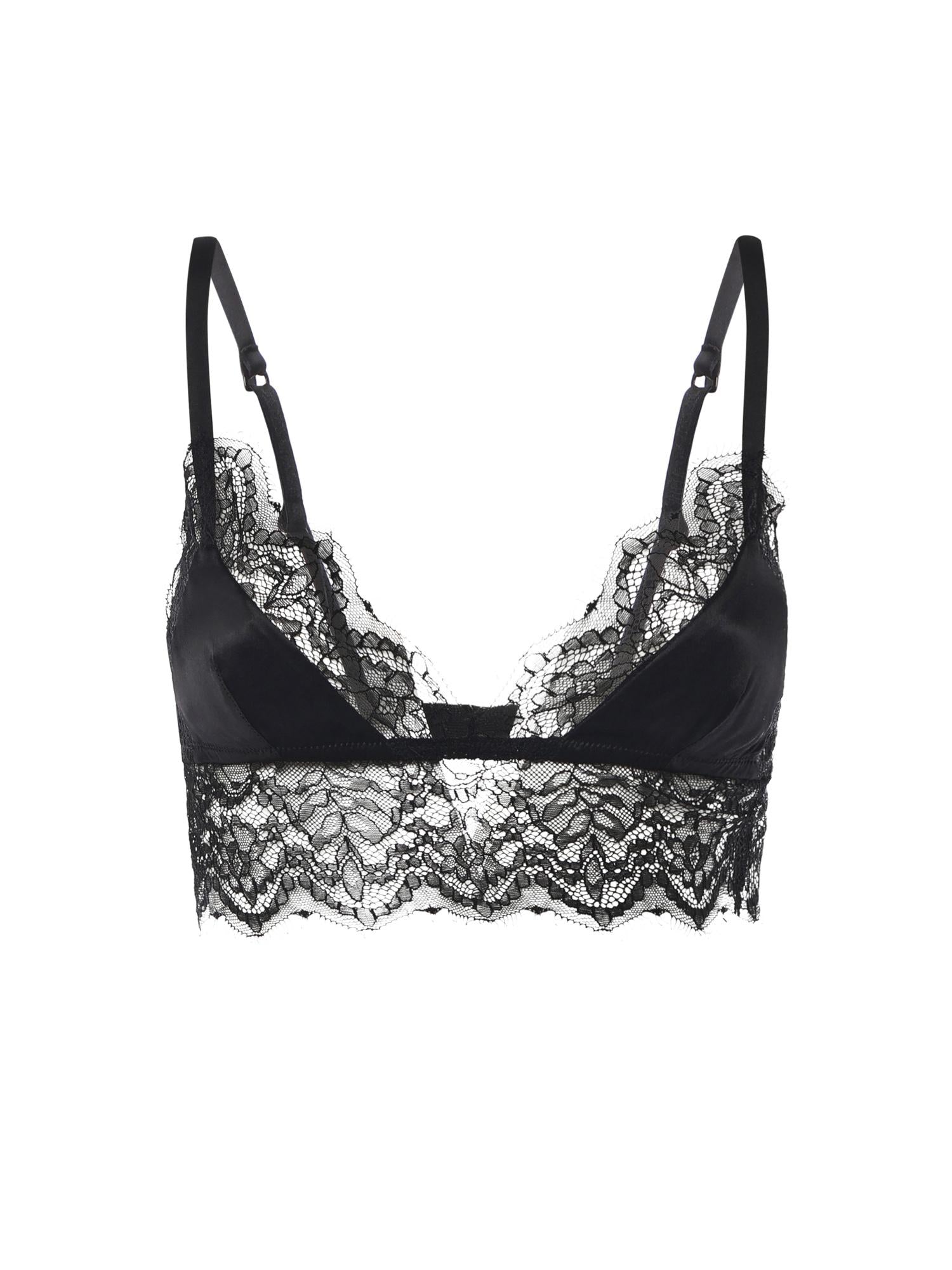 Reggiseno bralette soft cup in raso di seta O1C58T FUAD8N0000 DOLCE & GABBANA 