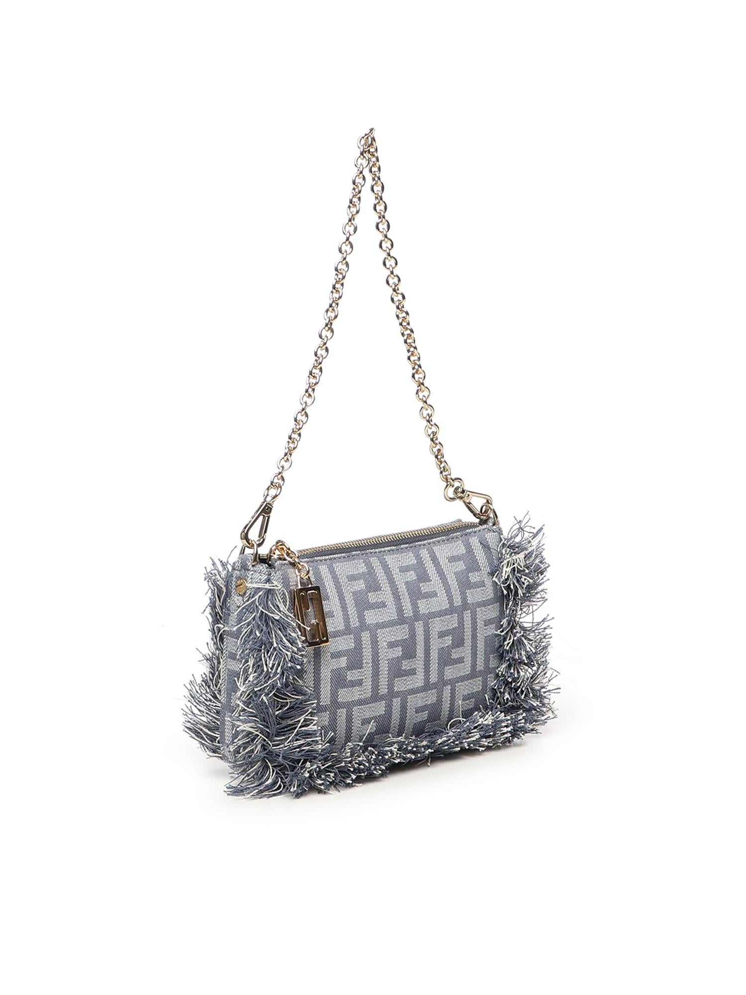 Pouch Baguette FF Jacquard 8BS073 AUT4F1SXQ FENDI 