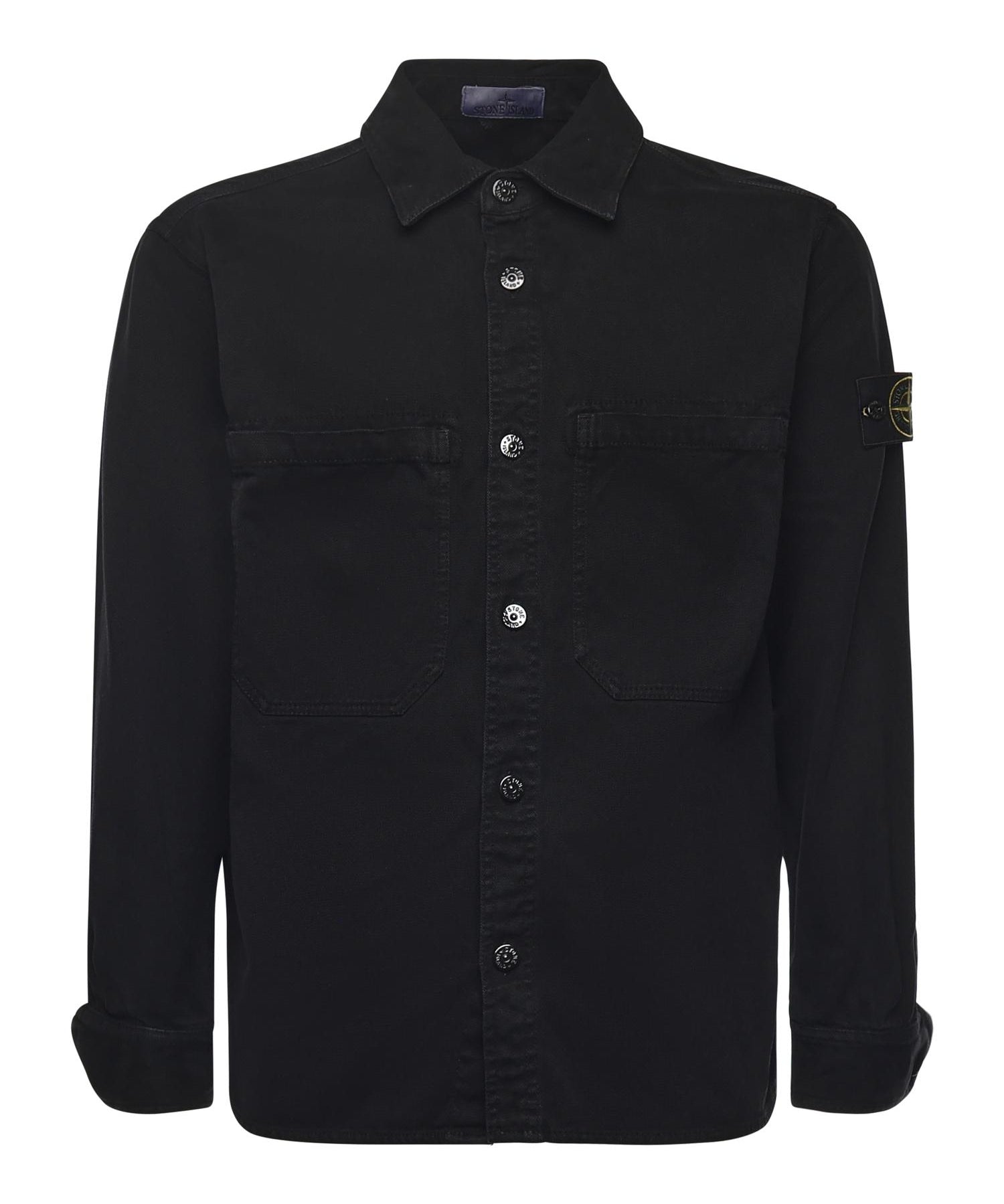 Overshirt in cotone biologico con logo K2S151200025 S0184V0129 STONE ISLAND 