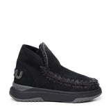 Eskimo jogger glitter logo MUFW421001A BKBK MOU 