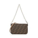 Pouch Baguette FF Jacquard 8BS073 AD23F1GE3 FENDI 