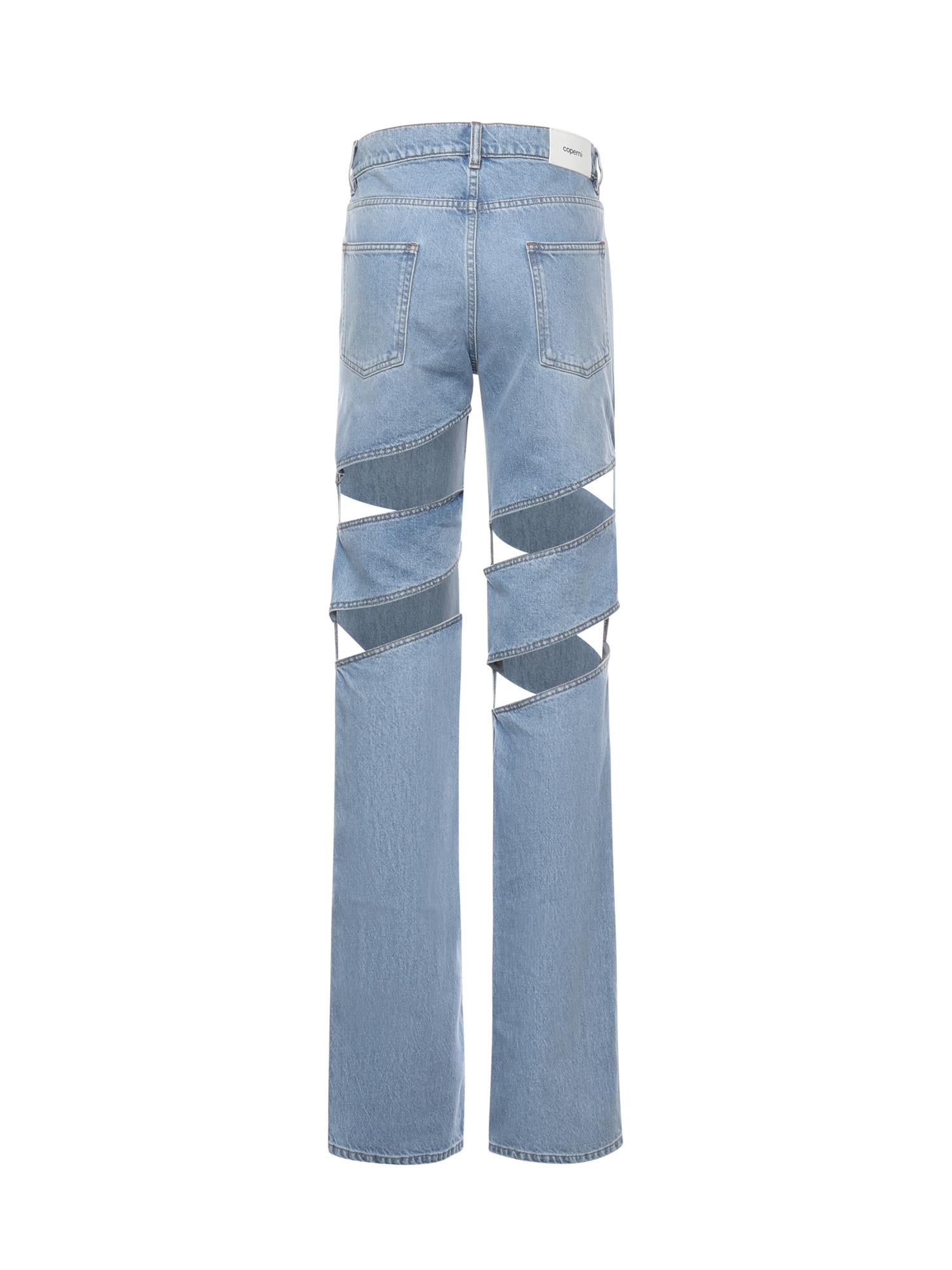 Jeans Spiral in denim COPP169F2054 BLU COPERNI 